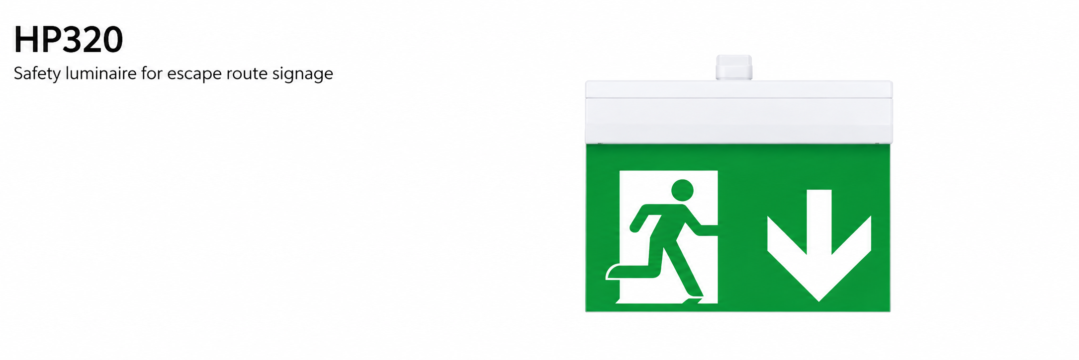 HP320 Emergency Exit Luminaire