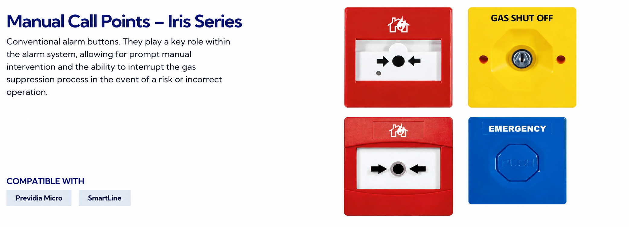 Iris Series Conventional Manual Call Point