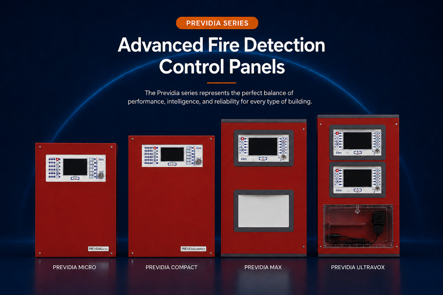 Previdia control panel